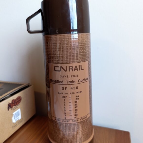 Canadian CN RAIL SAVE FUEL bottle Alladin - Picture 5 of 6